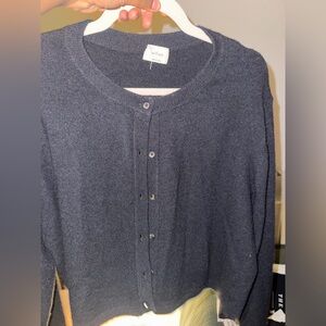 Aritzia black Sicily cardigan size L